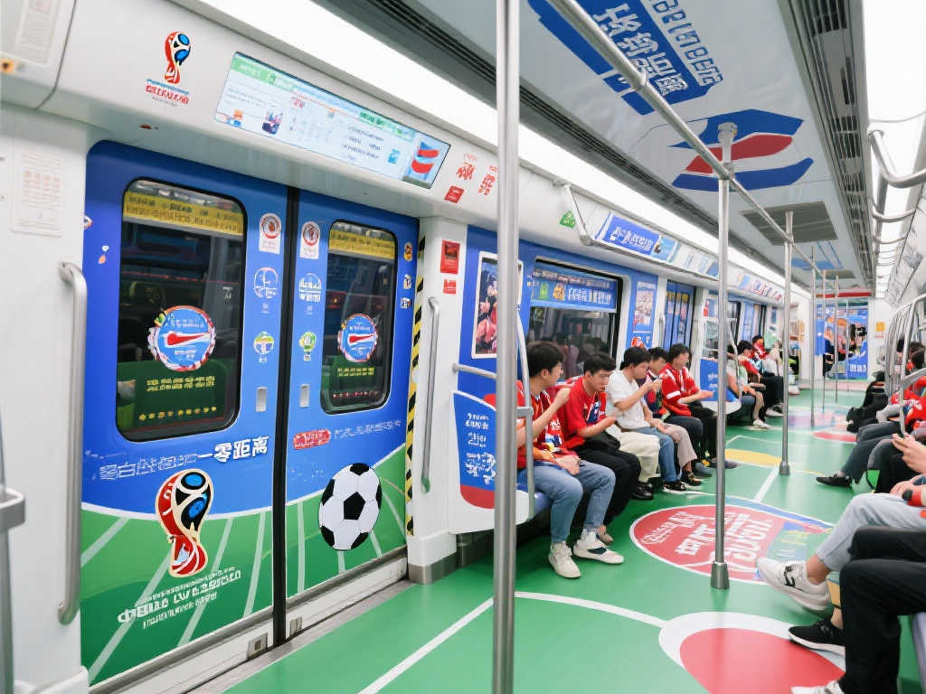 世界杯主题列车在多地上线,打造沉浸式观赛氛围 世界杯主题列车在多地上线,打造沉浸式观赛氛围